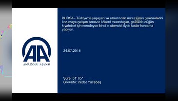 Bursalı gelinler bu gelenekten vazgeçmiyor
