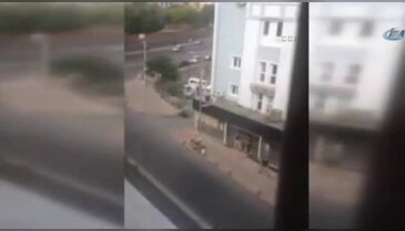 Okmeydanı'ndaki çatışma kamerada
