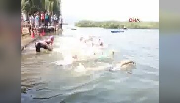 Üçüncü İznik Triatlonu tamamlandı
