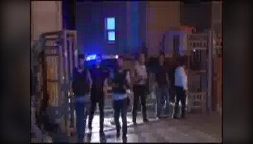 Şehit polisin cenazesi adli tıp'a getirildi