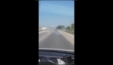 Bursa'da motosiklet sürücüsü tehlike saçtı!