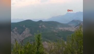 Kobra helikopterlerininnin bombardımanı amatör kamerada