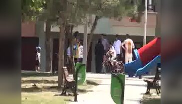 Kara peçeli kadın 'canlı bomba' korkusu yaşattı