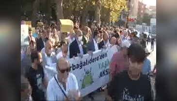 Kurbağalı dere eylemi gerçekleştirildi
