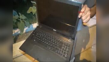 Çalınan laptopu 1 gün sonra geri getirildi