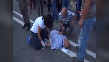 Şehit cenazesi dönüşü trafik kazası