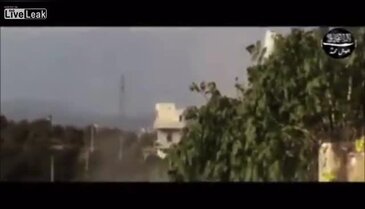 Suriyeli militan roketin patlaması sonucu böyle öldü
