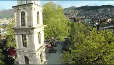 Bursa'nın simgelerinden Tophane Saat Kulesi