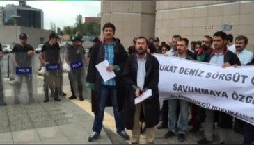 Avukatlara polis müdahalesi