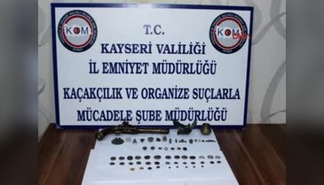 Tarihi eser operasyonunda çok sayıda eser ele geçirildi