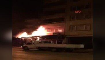 Bursa İnegöl'de restorana molotoflu saldırı!