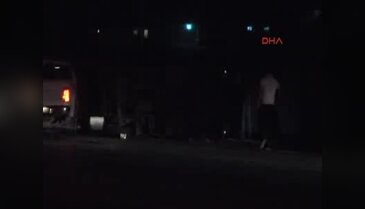 Polis kontrol noktasına uzun namlulu silahlarla saldırı