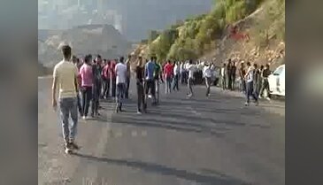 Canlı kalkan olmaya gidenlere izin verilmedi