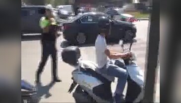 Bursa'da 'Kask motosikletin emniyet kemeridir' diye uyarıp ceza yazdılar