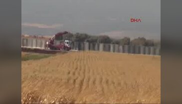 Reyhanlı'da sınıra duvar örüldü
