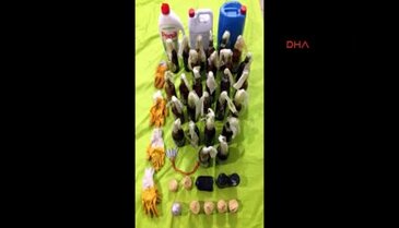 Diyarbakır'da 10 bomba ve 27 molotofkokteyli ele geçti