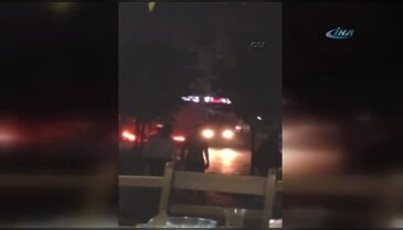 Polisten molotof atan göstericiye tepki: ''Eşek herifler''