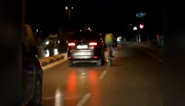 Tehlikeli yolculuk kamerada