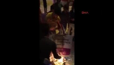 Burdur'da HDP binasına saldırı