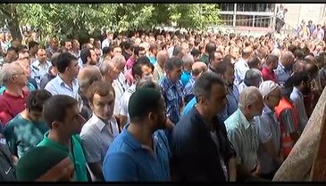 Bursa'da polise hüzünlü veda...