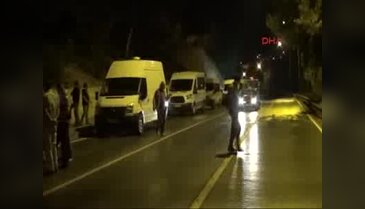 Caddeye molotof atıldı, faciadan dönüldü!