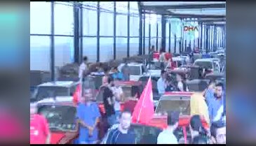 Şehitler için 100 araçlık konvoy