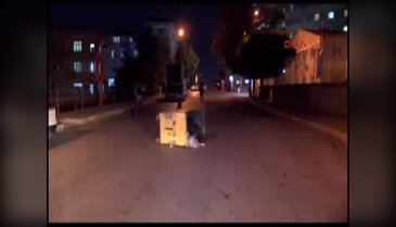 Hastanenin bulunduğu caddede ses bombası patlatıldı
