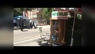 Osmanlı'nın 'sadaka taşı' Bursa'da 'hayır dolabı' oldu