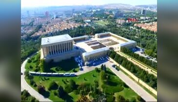 30 Ağustos Zafer Bayramı törenlerinde Anıtkabir havadan böyle görüntülendi -2
