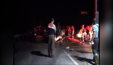 Yol çalışması zincirleme kazaya yol açtı
