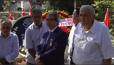 Bursalı şehit Asteğmen Zeki Burak Okay, mezarı başında dualarla anıldı
