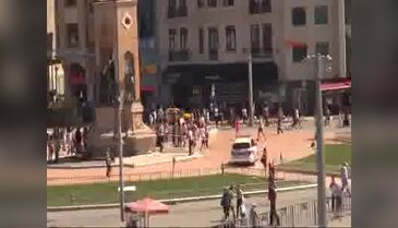 Taksim Meydanı'nda şüpheli çanta