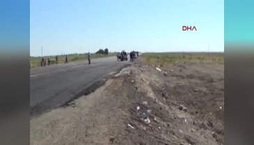 13 Polisin şehit olduğu yol asfaltandı