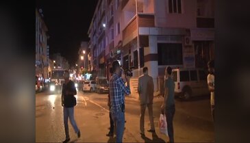 Bursa'da taşkınlık yapan gruba polis müdahale etti