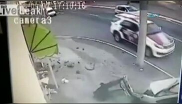 Polisten kaçarken ölümden döndü