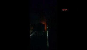 Elektrik trafosu bomba gibi patladı!
