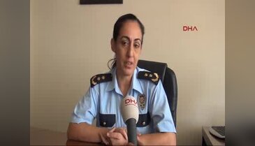 Acı haberi şehit kızı olan polis müdürü veriyor