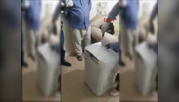 Banyodaki şofbenden esrar çıktı