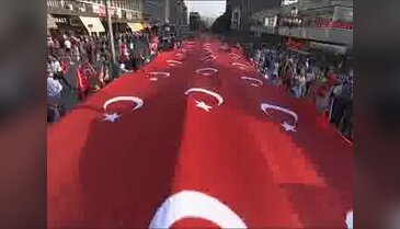 Ankara'daki Teröre hayır yürüyüşü büyük katılımla gerçekleşti