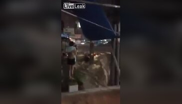 İki kişinin öldüğü dehşet anları kamerada