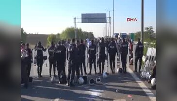 Sığınmacılar Tem'de sabahladı