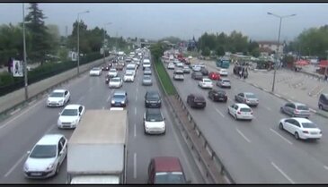 Bursa'da trafik kilitlendi!