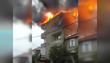 İstanbul'da korkutan yangın