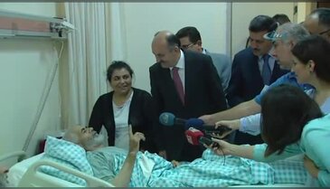 Yaralı hacıları ziyaret etti: Sağlık durumlarını anlattı