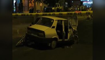 Polisten kaçan otomobilde 3 adet kaleşnikof tüfek bulundu