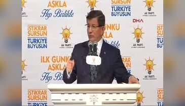 Davutoğlu STK buluşmasında konuştu