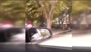 Eskişehir'de tehlikeli yolculuk