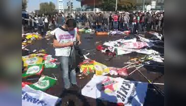 Ankara Barış mitinginde patlama En az 20 kişi hayatını kaybetti -1