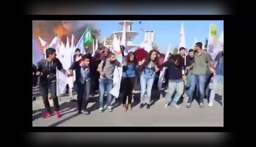 Ankara'da bombanın patlama anı kamerada!