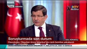 Davutoğlu saldırıya ilişkin açıklamada bulundu